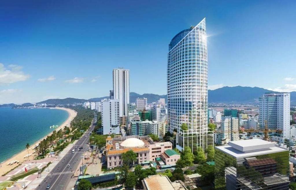Kn Panorama Beachfront Condotel На Транг Екстериор снимка